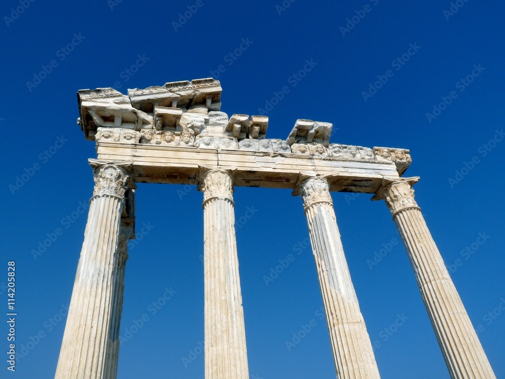 Columns of Side, Turkey