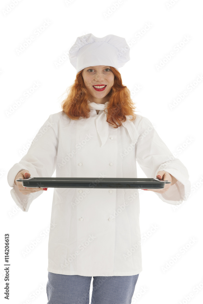 Female baker chef Female baker chef