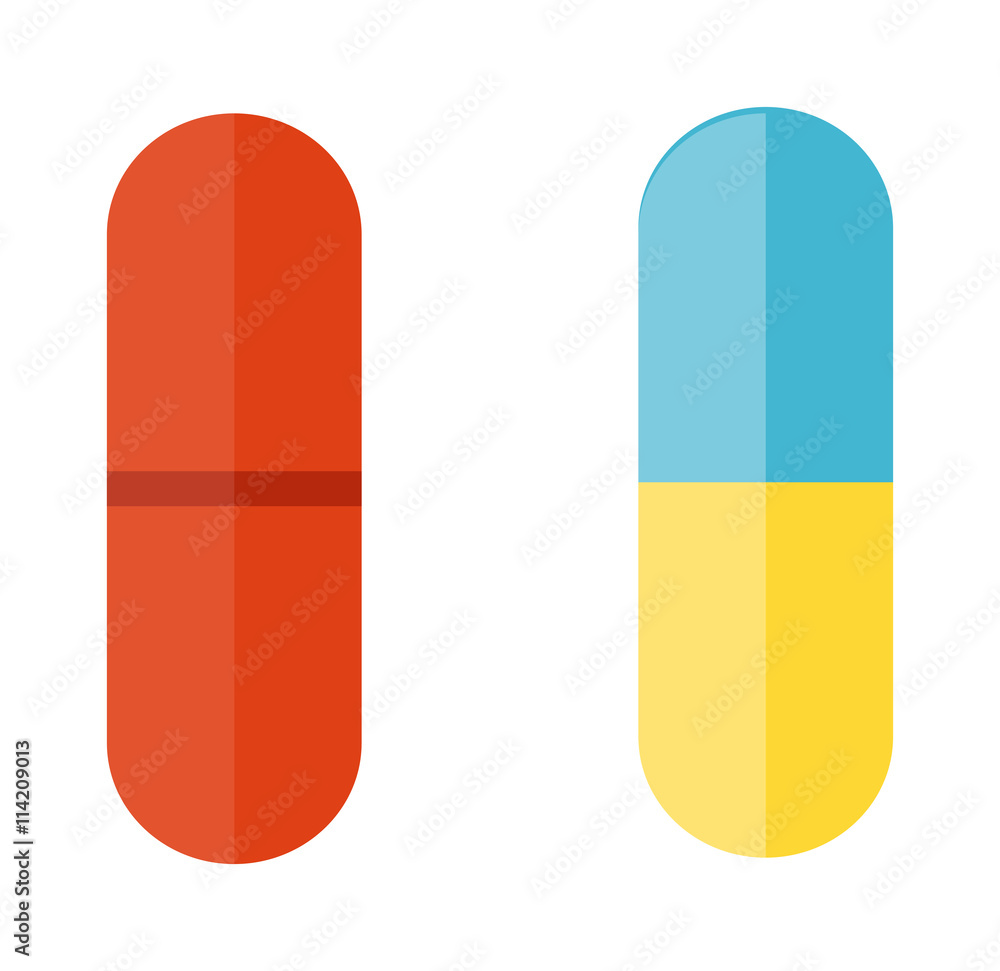 Tablet pills vector icons Tablet pills vector icons