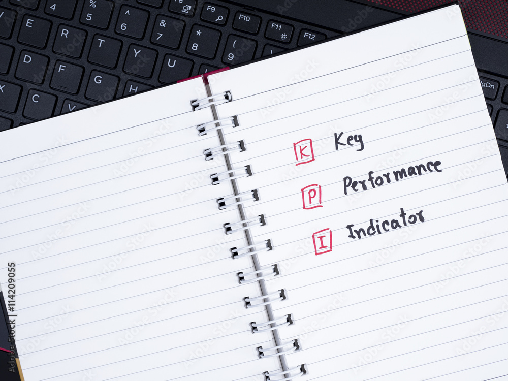 Key Performance Indicator on laptop keyboard 1 Key Performance Indicator on laptop keyboard 1