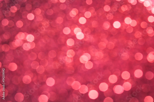 Pink glittering bokeh abstract background