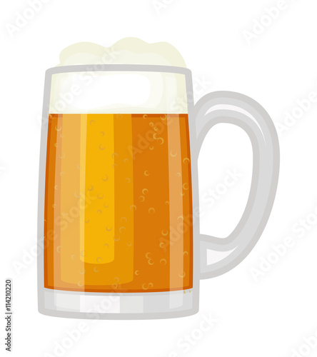 Frosty glass of light beer set isolated on white background. Beer cup alcohol and beer cup lager yellow beverage. Beer cup mug liquid white foam and bubble foam beer cup cold drip refreshment.