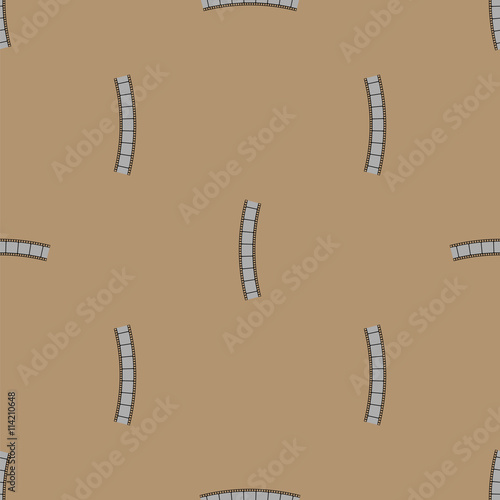 Retro Film Stripes Background Seamless Cinema Pattern