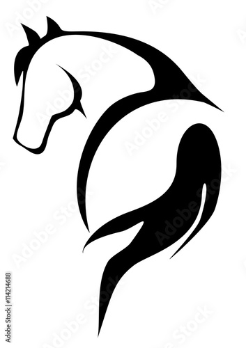 Horse logo vector