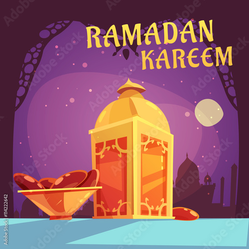 Ramadan Iftar Illustration
