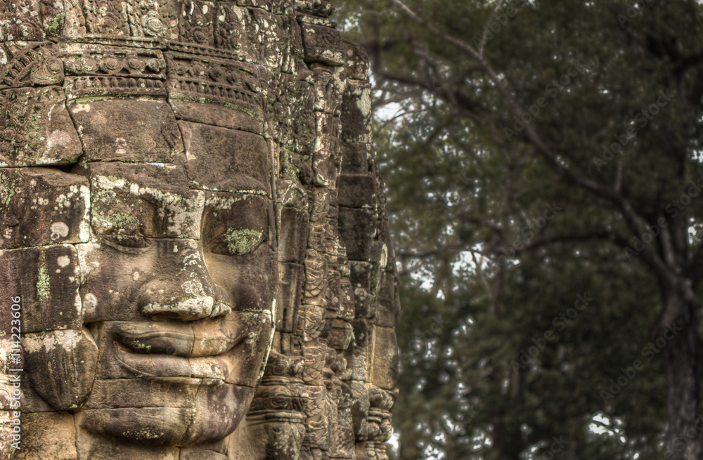 Bayon Khmer temple, Angkor Thom, Siem reap, Cambodia