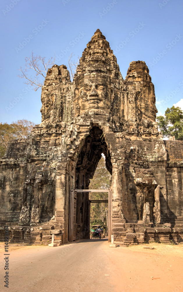 Fototapeta premium Bayon Khmer temple, Angkor Thom, Siem reap, Cambodia
