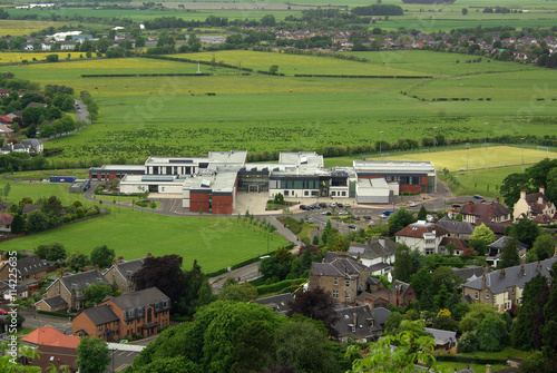 Wallpaper Mural STIRLING, SCOTLAND - June, 2013:  Top view on residential quarte Torontodigital.ca