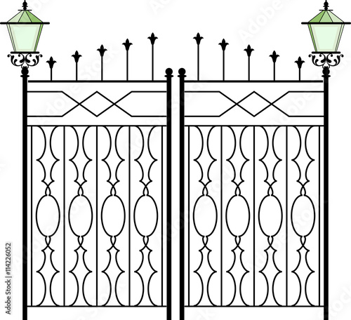 Wrought Iron Gate, Door, Fence, Window, Grill, Railing Design