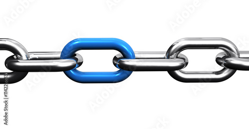 Chain With Blue Link photo