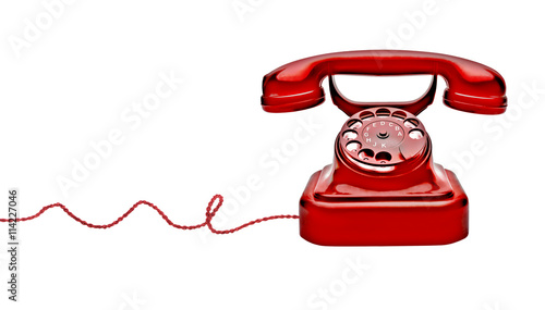 Rotes Altes Telefon