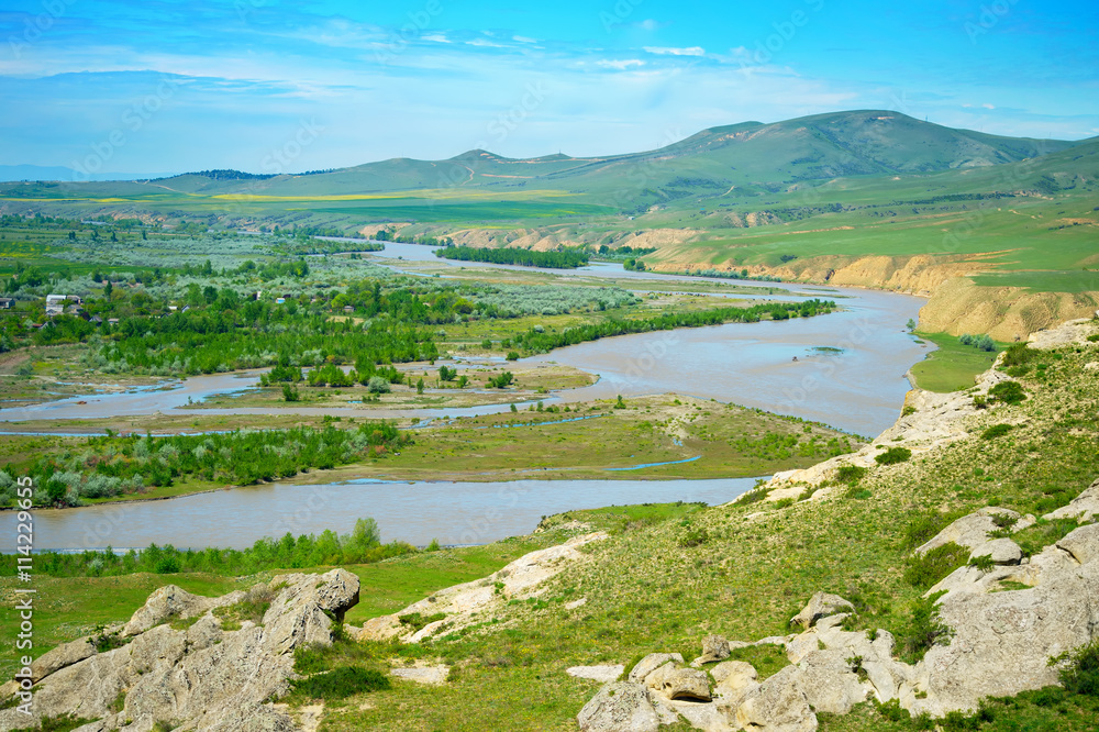 Georgian country landscape