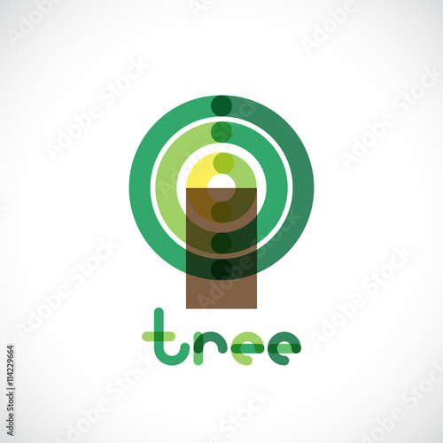 Tree icon. Vector illustration