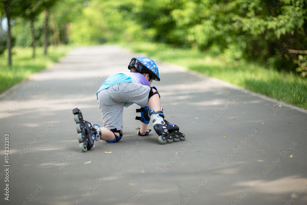 Obraz premium roller boy. sport