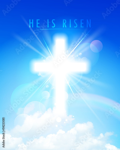 He is risen card