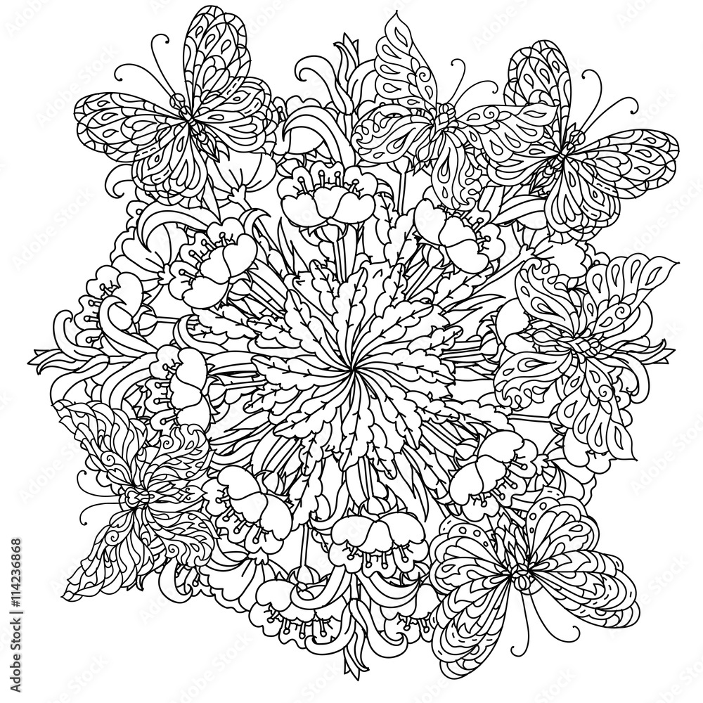 coloring book antistress style picture coloring book antistress style picture