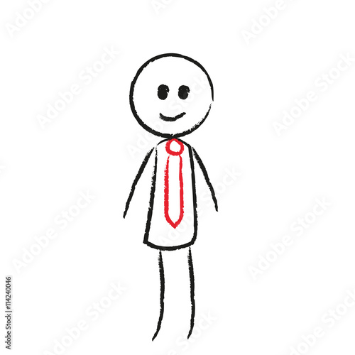 Person mit Krawatte