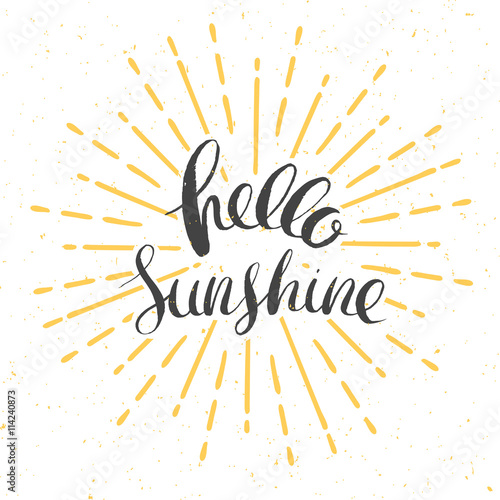 hello sunshine poster