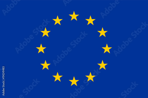 vector image european flag eu