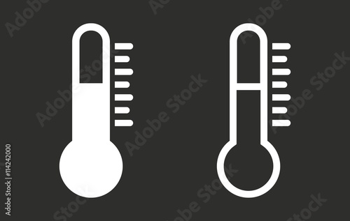 Thermometer - vector icon.