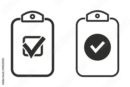 Clipboard - vector icon.