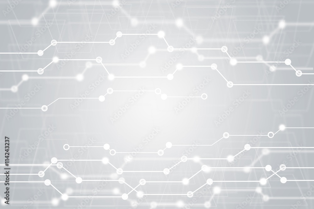 Obraz premium Abstract High Tech Background In White And Gray Tone