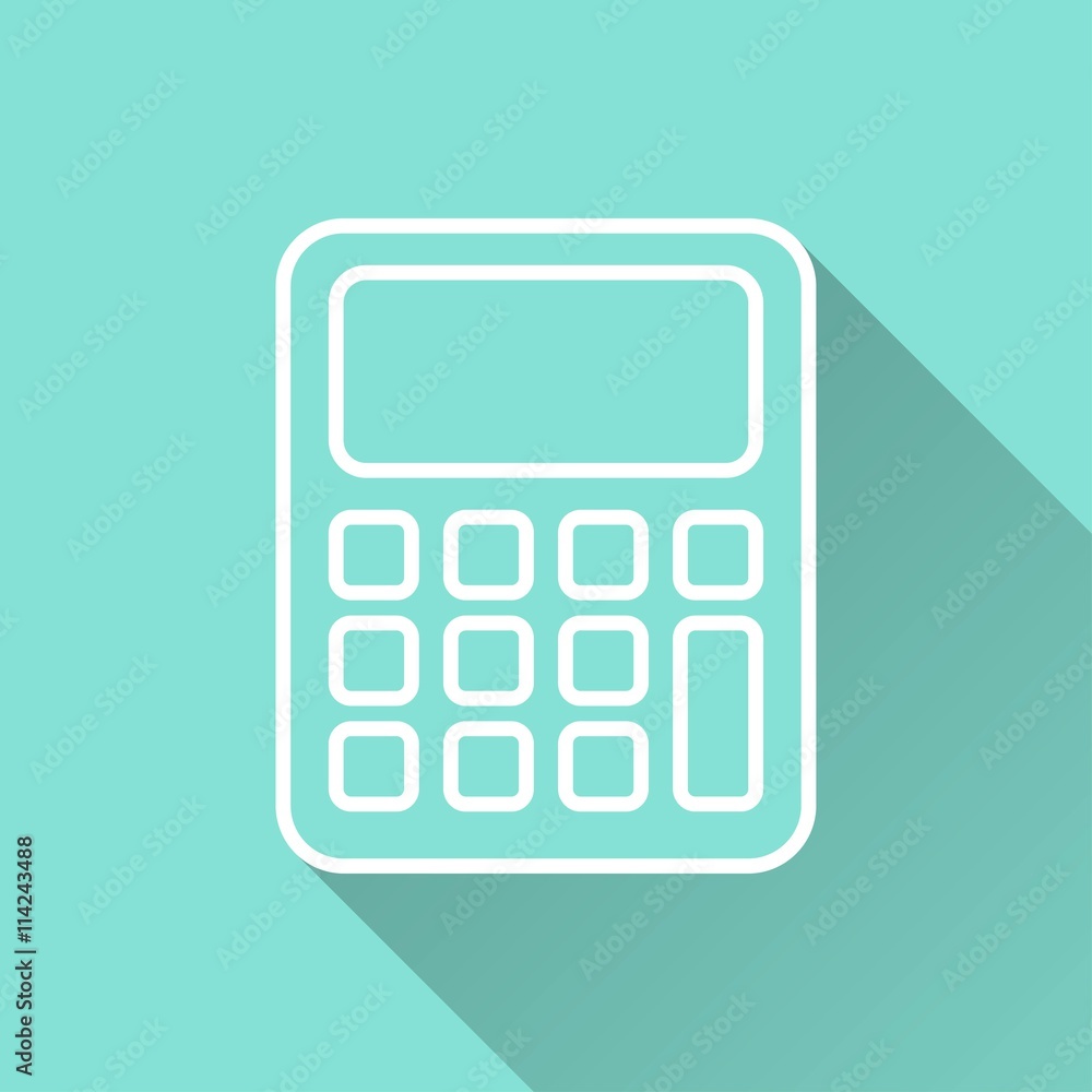 Calculator - vector icon. Calculator - vector icon.