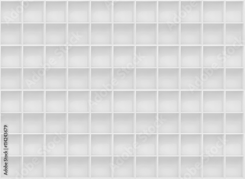 Abstract White Boxes Background. Seamless Background.