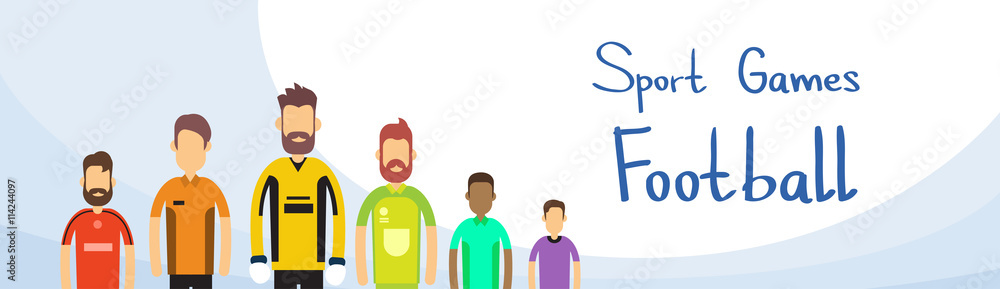 Football Match Team Sport Competition Banner Football Match Team Sport Competition Banner