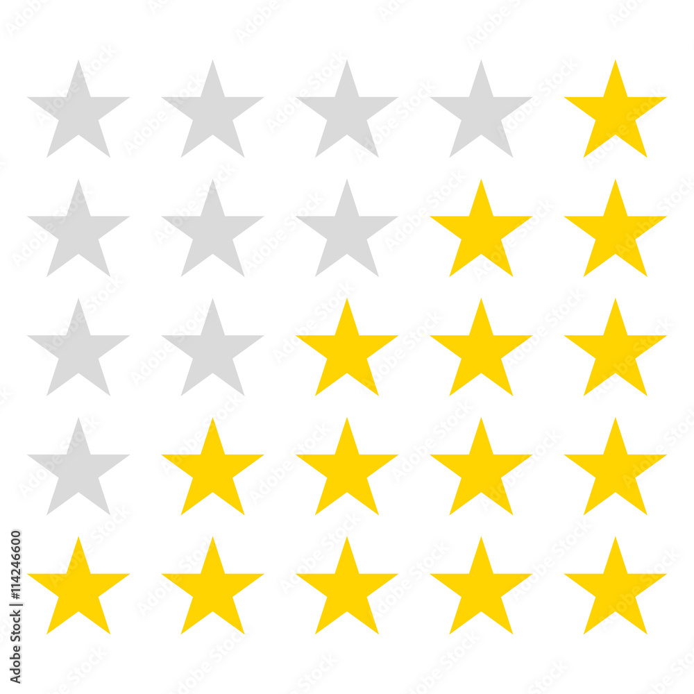 Simple rounded star rating. With outlines makes the stars pop out from background Simple rounded star rating. With outlines makes the stars pop out from background