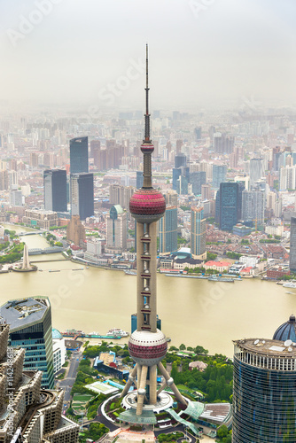 Photography Oriental Pearl Tower in Shanghai