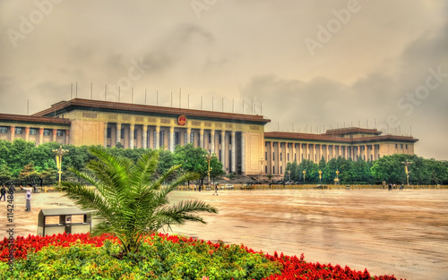 Cuadro en lienzo Great Hall of the People in Beijing