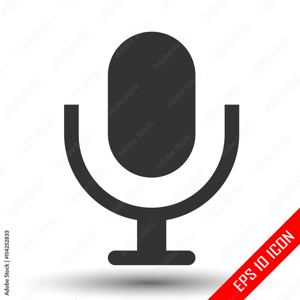 Microphone icon. Microphone vector illustration. Logo of microphone. Microphone icon. Microphone vector illustration. Logo of microphone.