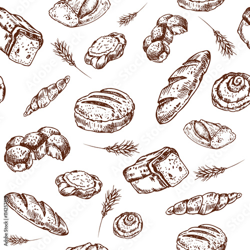 Bread  and bakery pattern