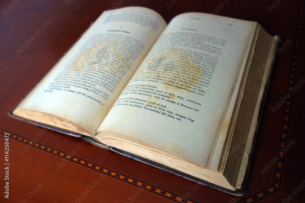 Fototapeta premium Ancient book. Taken on the 23th of June of 2016
