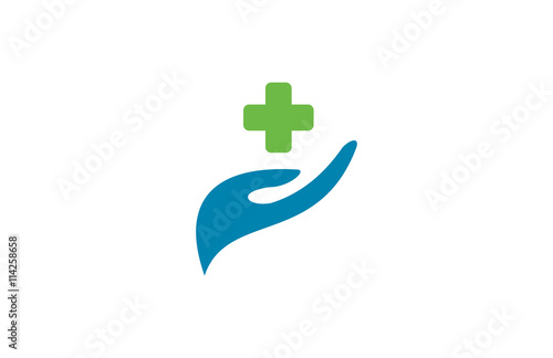 cross health hand logo