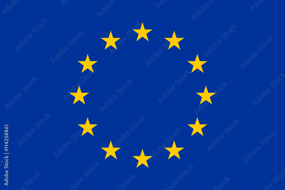 Fototapeta premium Flaga Europy, Unii Europejskiej
