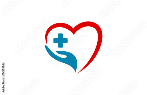 health center vector logo