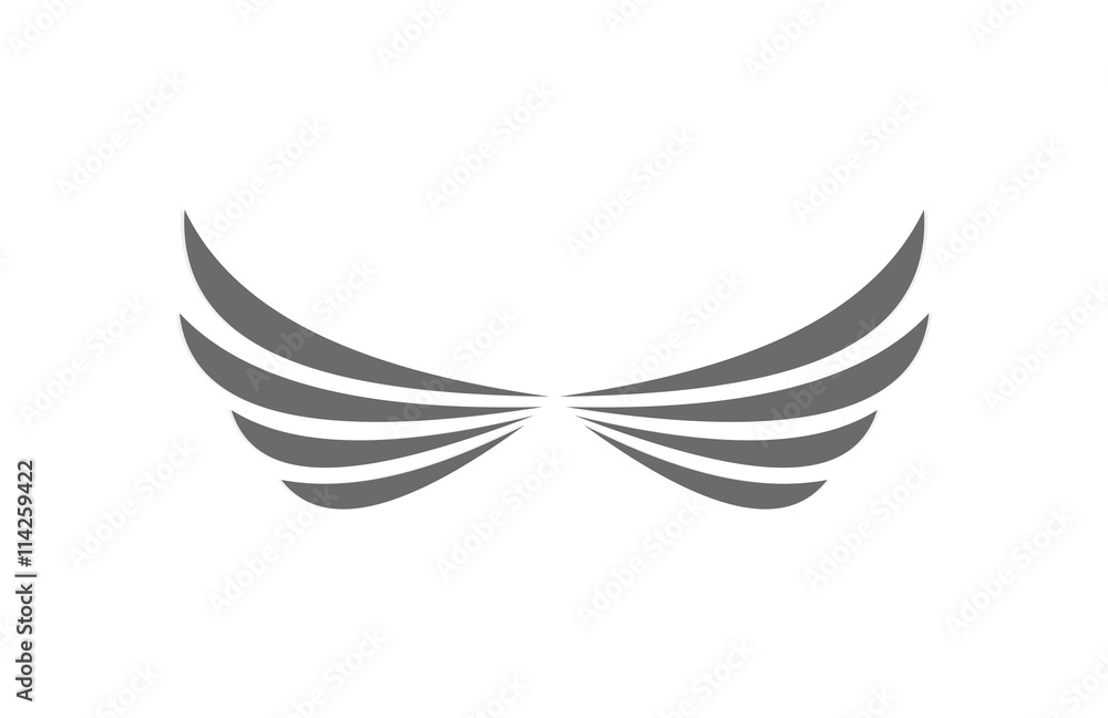 wing business icon logo