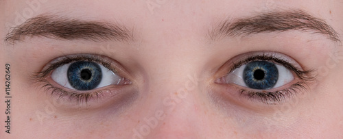 Pair of blue eyes