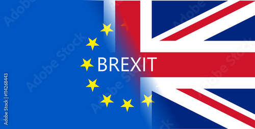 vector Great Britain referendum on secession from the European Union