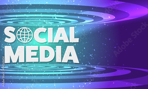 Vector abstract background with transparent circular objects and