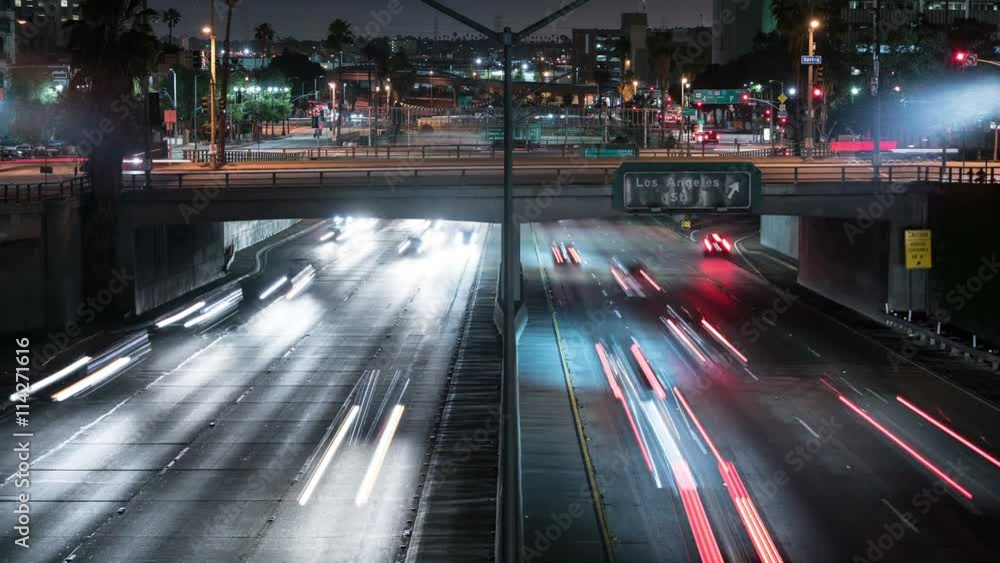 Freeway Busy Traffic 39 Time Lapse Night Freeway Busy Traffic 39 Time Lapse Night