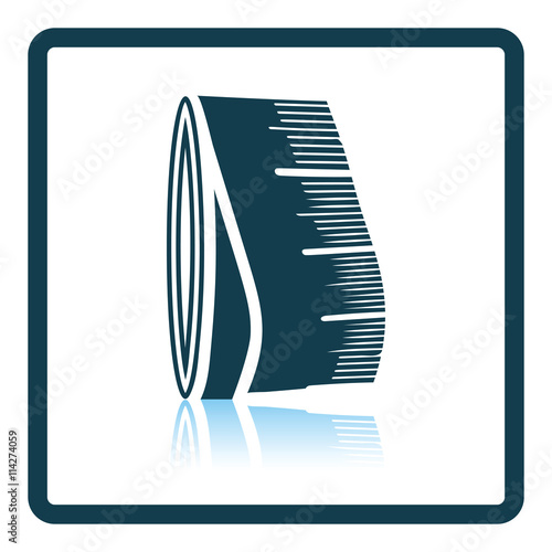 Tailor measure tape icon