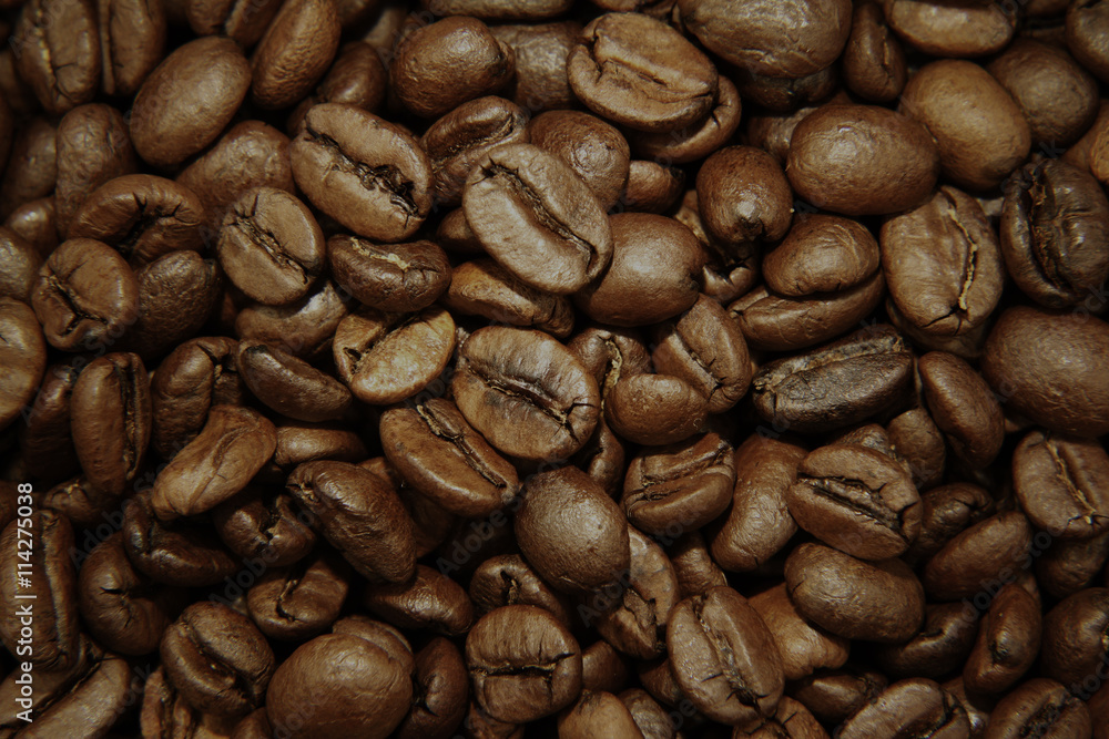 Fototapeta premium Roasted coffee beans