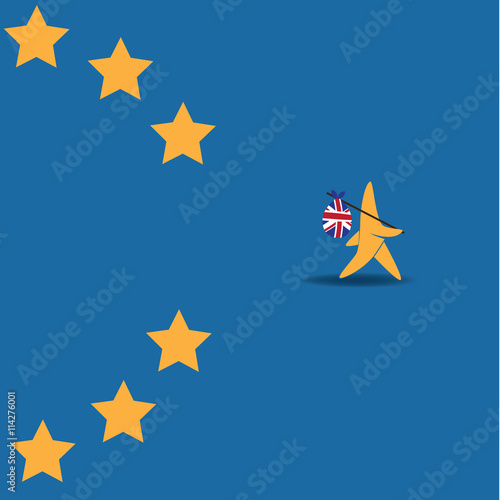 Brexit design. EPS 10 vector.