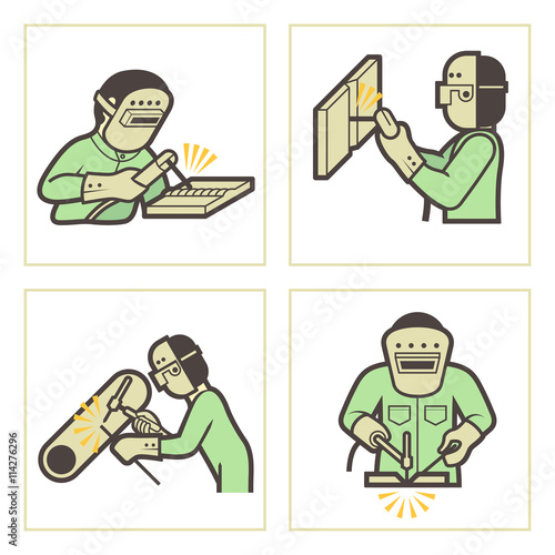 welding work vector