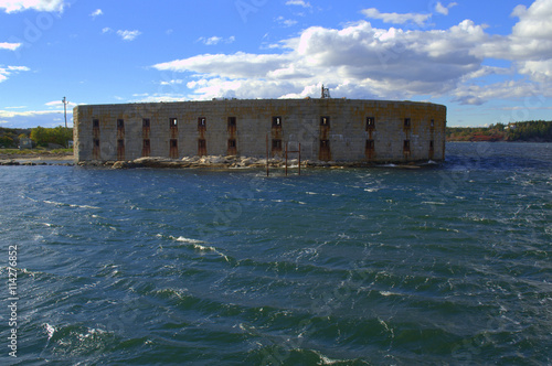 Fort Popham, Maine USA photo