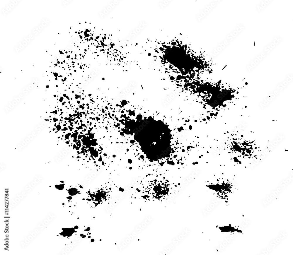 Abstract ink drops background. Black and white vector grunge texture. Abstract ink drops background. Black and white vector grunge texture.