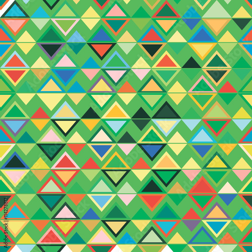 Geometric ethnic pattern. Vector illustration 